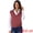 Dark Red, variant on DARING DIVA Women's Uniform V Neck Knit Sleeveless Sweater Tank Tops S Grey
