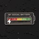 thumbnail image 1 of Batería Display Power Social Pin Solapa Pin emocional para todas las ocasiones (-) Negro Wdftyju Libre de BPA, 1 of 3