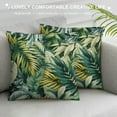 thumbnail image 3 of GOSMITH  Tropical Palm Leaves Throw Pillow Case Banana Jungle Leaf Seamless Floral Pattern Pillow Cushion Cover Home Sofa Decorative, 3 of 5
