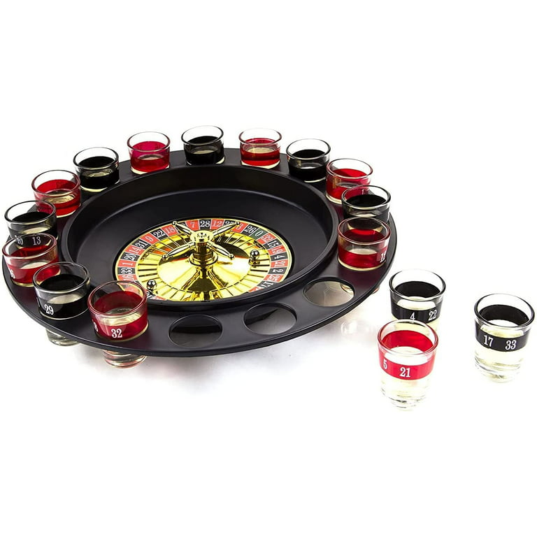 Trademark Games Shot Roulette Casino Drinking Game 80-DRG010 - The