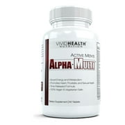 Active Mens Alpha Multi Complete Multivitamin for Mens Health with Superior Absorption, 60 Tabs