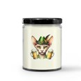 thumbnail image 3 of Best Sphynx Dad Proud Beer Lover Happy Oktoberfest Soy Wax Candle Cat Lover Kitten Owner Gifts Idea 16oz White Vanilla Candle - 02016, 3 of 5