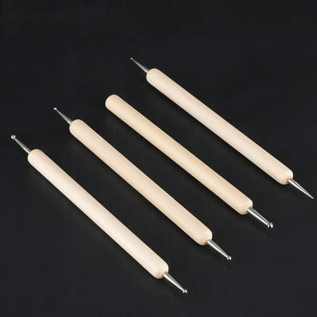 Ceramic Ball Stylus, Manual Pottery Ball Stylus, Modeling 5.1Inch 4Pcs ...