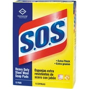 S.O.S Heavy Duty Steel Wool Soap Pads, 15 count