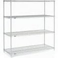 thumbnail image 4 of Nexel 24546C Nexel Chrome Wire Shelving, 54"W X 24"D x 63"H, 4 of 4