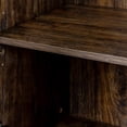 thumbnail image 4 of New Cabinet with 4 Doors and 4 open shelgves,Freestanding Sideboard Storage Cabinet Entryway Floor Cabinet for Living Room Office Bedroom, 4 of 8