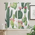 thumbnail image 4 of Tropical Green Plant Cactus Curtains in the Kids Bedroom Living Room Hall Window Treatments Kitchen Decoration Drapes Blinds, 4 of 7