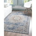 thumbnail image 1 of Unique Loom 3146818 4 x 6 ft. Chateau Roosevelt Rectangular Rug, Beige, 1 of 2