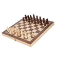 thumbnail image 1 of Kit de Pièces d'Échecs, Ensemble d'Échecs International en Bois Excellent pour Jeu d'Éducation Précoce, 1 of 8