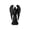 A(Black), variant on Decorr Dark Grim Reaper Angel Halloween Statue, 4.3 Inch 3D Printed Black Winged Reaper Resin Figurine, Gothic Skull Base Halloween Decorations for Tabletop Mantel Party Ornament Gift