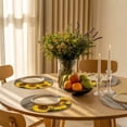 thumbnail image 3 of Round Placemats Sunflower Leaves 15 inch Set of 6 Table Mats for Dining Table Flowers Wood Background Heat Resistant Non-Slip Kitchen & Home Decorative Place Mat Set, 3 of 8