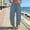 A1_Light Blue, variant on Womens Cotton Linen Barrel Wide Leg Cropped Harem Pants Loose Fit Casual Baggy Pants Elastic Waist Travel Pants with Pockets Lightweight Plus Size Summer Beach Lounge Trousers Light Blue S