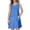 Blue, variant on Girl Dress Floral Birthday Dresses for Girls Kids Tulle Dress for Girls 7-8 Years