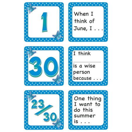 JUNE POLKA DOTS CALENDAR DAYS STORY STARTERS