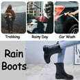 thumbnail image 5 of AUXDIQ Wellington Boots Women Mid-calf Wellies Waterproof Rain Boots Outdoor Garden Shoes, 5 of 6