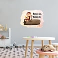 thumbnail image 3 of Animal Wall Decals for Care Taker Daycare - Cute Monkey Eating Banana Monkey DIY & Creativity Boy Girl Bedroom Wall Sticker - Size: 40 In x 32 In, 3 of 5