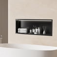 thumbnail image 3 of TOPATY Bathroom Niche for Shower Metal No Tile Needed Wall Niche Recessed Wall Niche Wall-Inserted Niche Wall Niche Cubby with Lamp for Bathroom Kitchen Bedroom good, 3 of 9