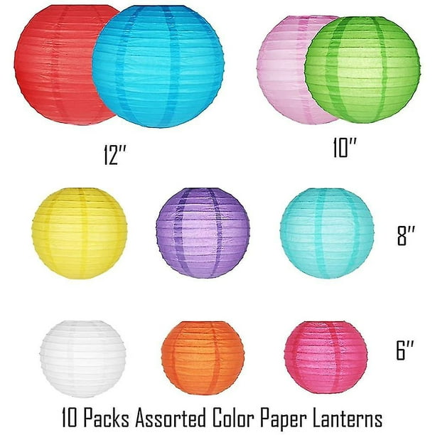 Large round paper sale lanterns