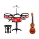 thumbnail image 2 of Juguetes de simulación de tambor para niños, juguetes de aprendizaje preescolar, educación temprana para niños Silla Guitarra Roja, 2 of 9