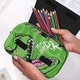 thumbnail image 6 of Kdxio CROCODILE HEAD for Double Compartment Pen Case Oxford Organizer with Zipper Pockets for Students Artists, 6 of 7