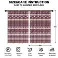 thumbnail image 2 of Blackout Kids Curtains,Boho Bohemia Geometric Line Art Childrens Insulated Curtains Set Of 2,Bedroom Essentials,Toddler Room Decor 42"x63"(106x160cm), 2 of 4