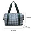 thumbnail image 2 of La bolsa de asas del gimnasio del bolso del fin de semana del petate durante la noche con el bolsillo separado seco y mojado, 2 of 5