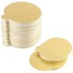 thumbnail image 1 of Paquete de 100 mini plantillas redondas doradas para cupcakes Sincero 8 cm, 1 of 5
