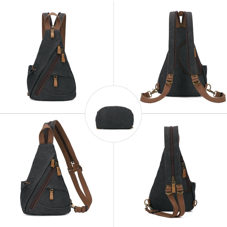KL928 Sling Bag for Men Women Small Crossbody Backpack  display picture 2