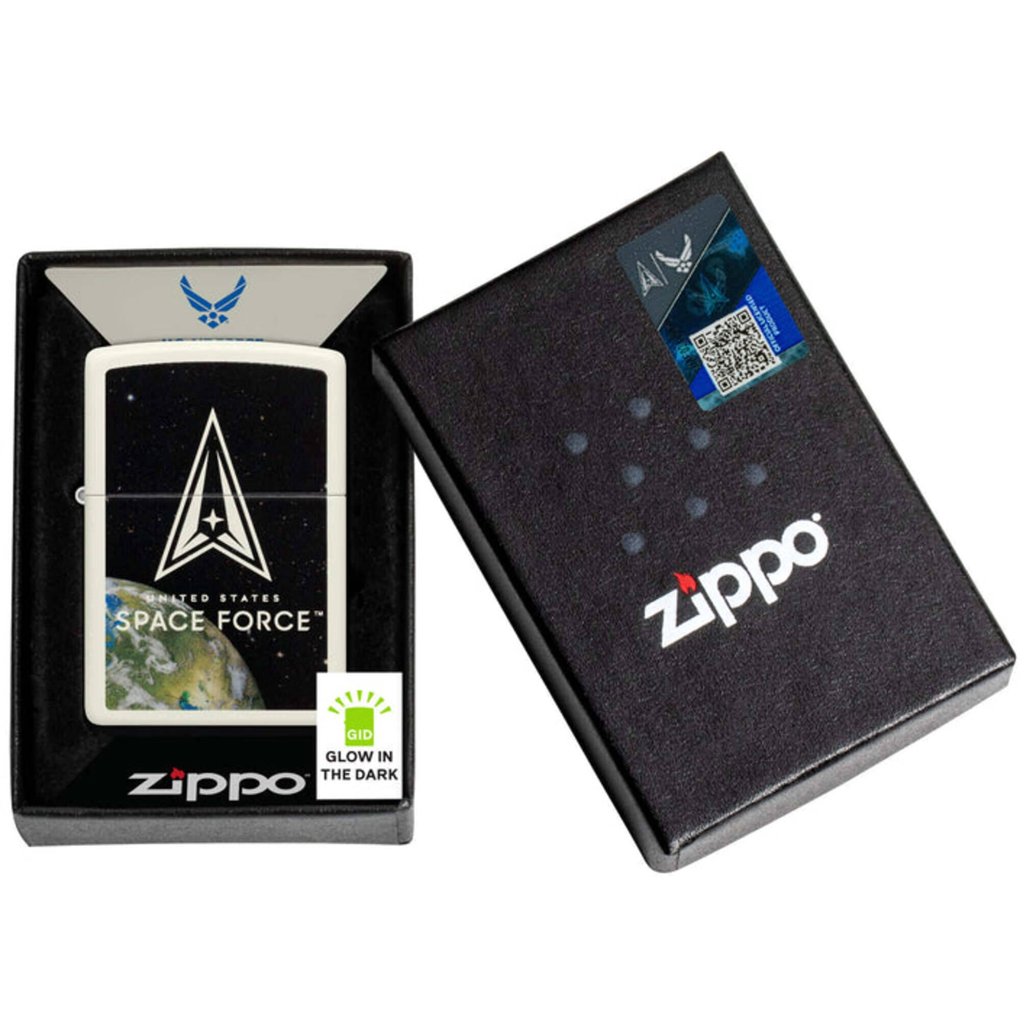 Zippo 46421 U.S. Space Force Glow In The Dark Pocket Lighter