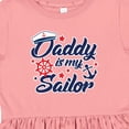 thumbnail image 4 of Inktastic My Daddy is My Sailor Girls Toddler Dress, 4 of 5