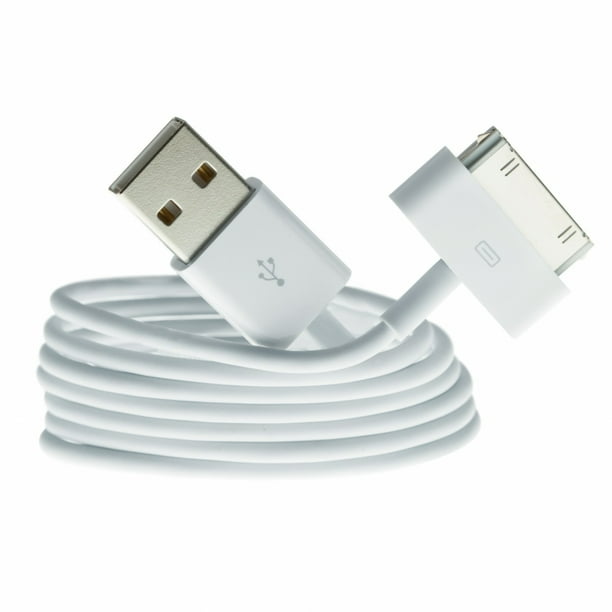 Lindmeyers 3ft Apple iPod Classic to USB Cable, White, 2