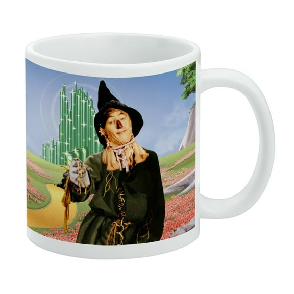 Wizard of Oz Scarecrow Character White Mug