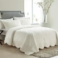 thumbnail image 4 of VCNY Home - Westland Collection - Super Soft & Plush Microfiber Quilt Set - Lightweight, Elegant, and Breathable, Machine Washable, Full, Ivory, 4 of 4