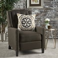 thumbnail image 2 of Christopher Knight Home Izidro Traditional Fabric Recliner, Coffee / Dark Brown, 2 of 13