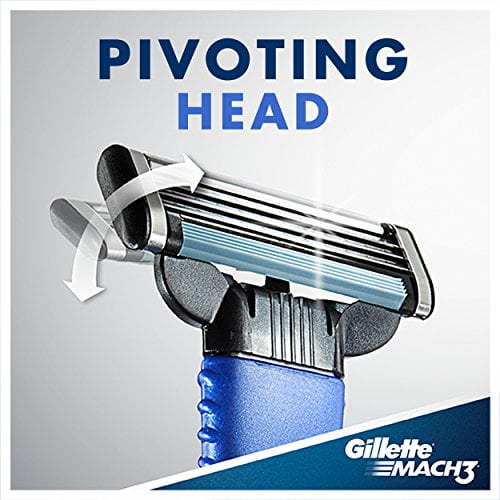 Gillette MACH3 Smooth Shave Disposable Razors 3 ea (Pack of 4)