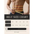 thumbnail image 3 of Maikun Men Belts Black Belt Black Buckle Leather Belt for Mens Casual Dress Belt, 3 of 6