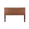 thumbnail image 3 of Belmont Home Wilmington 78.5" Banana Leaf Panel Headboard in Honey/Dark Brown, 3 of 9