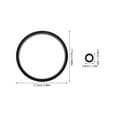 thumbnail image 2 of Hemoton 1 Set Tire Change Air Cylinder Seals Tire Cylinder Rubber Seals Universal Tire Change Cylinder Sealing Rubber Rings for Tire Change Machine, 2 of 8