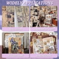 thumbnail image 5 of 24 Sheets Floral Bees Scrapbook Paper Pad Honeycomb 12 Style Single-Side Cardstock Background Border Paper for Journal Decorative Greeting Card Making Supplies Art Album 6 x 6inch, 5 of 6