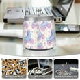 thumbnail image 6 of Yayeee Ashtray with Lid for Cigarette Smokeless Stainless Steel Home Ash Holder, Pink Skates, 6 of 7