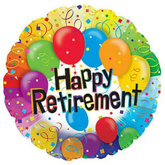 LOONBALLOON Retirement Balloons, 17″ HAPPY RETIREMENT