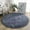 Gray, variant on Round Area Rug for Bedroom, Bedside Carpet, Computer Chair Mat, Yoga Mat for Living Room Hall Home