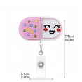 thumbnail image 3 of Huanglei Badge Storage Stretchable Badge Holder Cute Themed Clips, 3 of 4