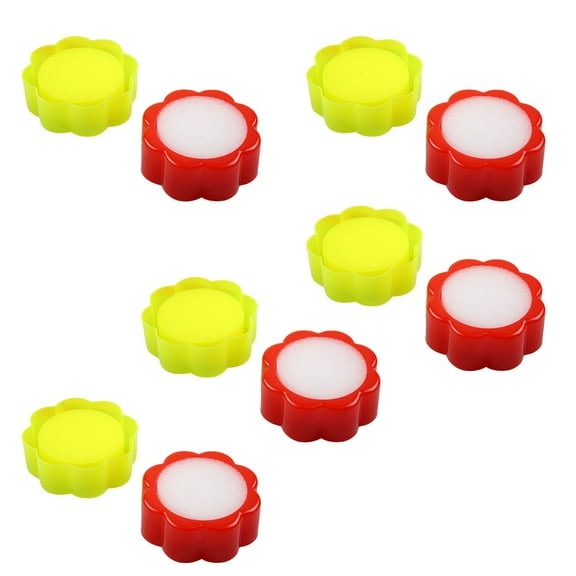 OUNONA Finger Wet Sponge for Working Assorted Color and Safe with Sponge 10PCS