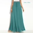 thumbnail image 1 of Women's Fashion Solid Color Long Skirt, 1 of 1