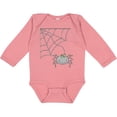 thumbnail image 3 of Inktastic Spider_web Boys or Girls Long Sleeve Baby Bodysuit, 3 of 5