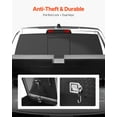 thumbnail image 5 of VEVOR Crossover Truck Tool Box, 70x20x13 In, Heavy Duty Aluminum Toolbox with Diamond Texture, Pick Up Truck Bed RV Trailer Toolbox, Waterproof Storage Organizer with Lock, Keys, Side Handles, Black, 5 of 9