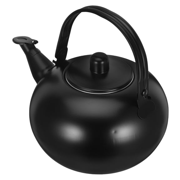 LOLIPPYY Stainless Steel Stove Top Kettle Black Kitchenware Set of 1 Tea Coffee Pot