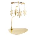 thumbnail image 1 of Abbracc Rotating Candle Tea Light Holder Table Home Desktop Decor Snowflakes, 1 of 8