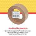 thumbnail image 5 of Protectores de etiquetas de vinilo School Smart, esquinas redondas, rectangulares, 1-1/4 x 3-1/8 pulgadas, transparente, paquete de 500, 5 of 5